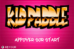 Kid Paddle Title Screen